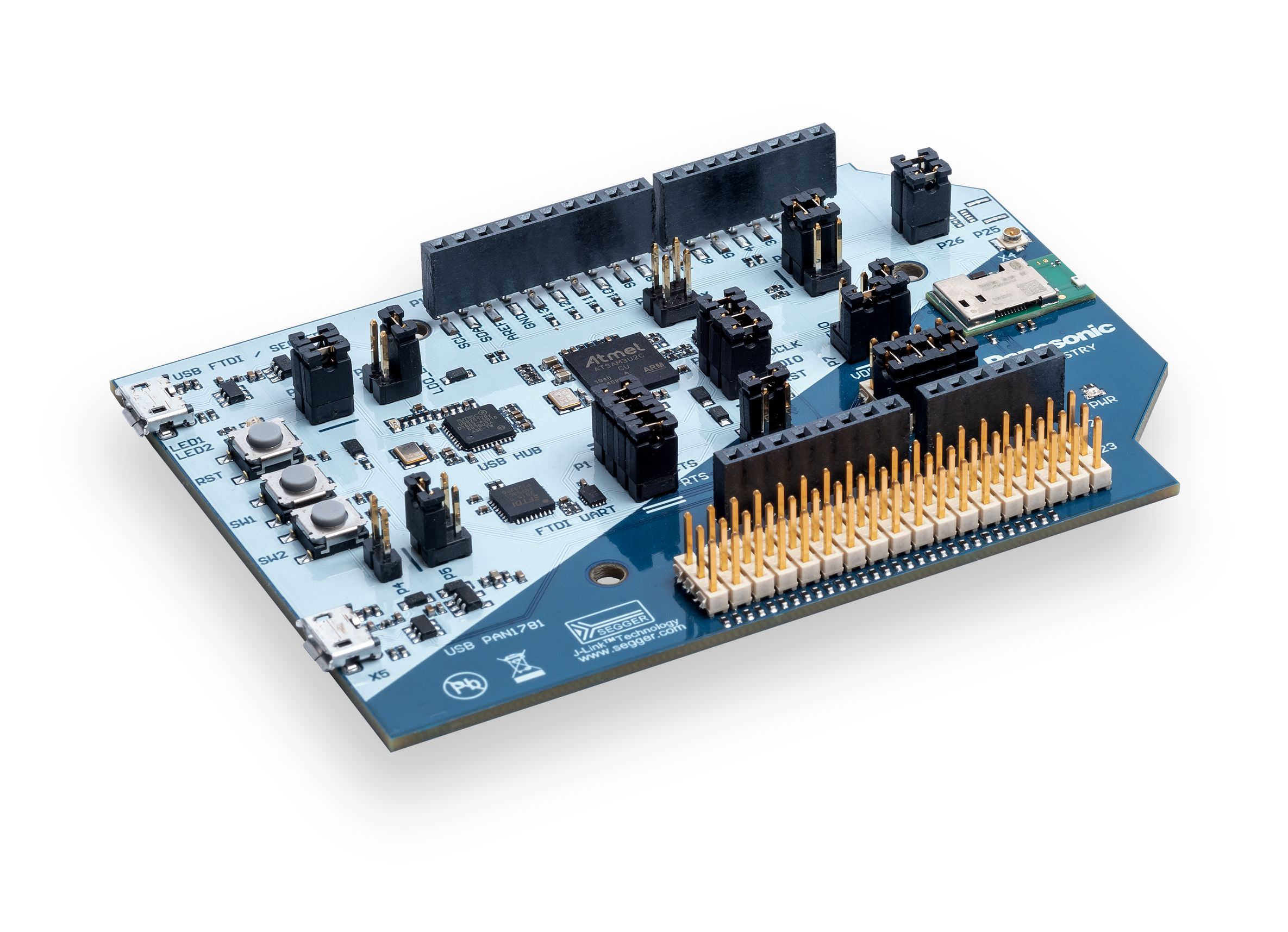 Panasonic Evaluation Kit PAN1781-ETU Ceramic Antenna Bluetooth Evaluation Kit for PAN1781 - Bluetooth® 5.1 IoT Module