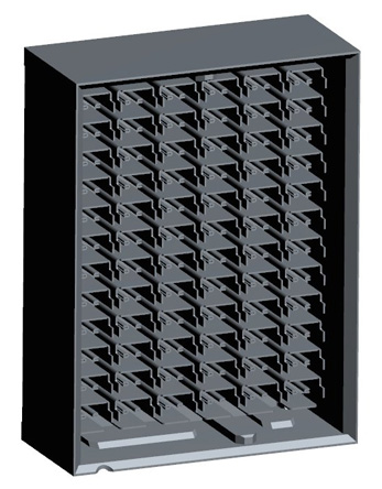 TE Connectivity, STRADA Whisper 3.9mm Pitch High Speed Backplane Connector, Female, Straight, 6 Column, 12 Row, 72 Way