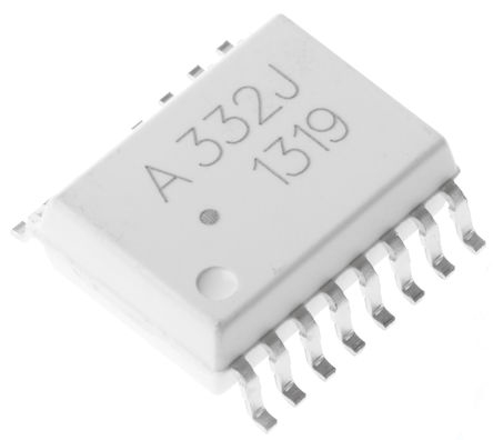 Broadcom, ACPL-344JT-000E Optocoupler, 16-Pin SOIC