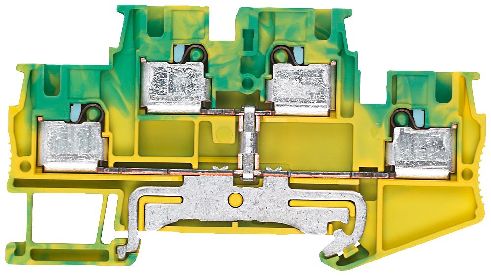 Siemens 8WH6020-0CG07 8WH Series Green, Yellow, 4mm², 2-Level, Plug-In Termination, CSA