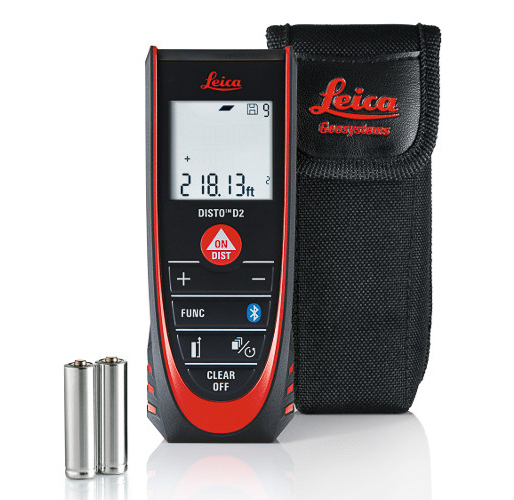 d2bt Leica D2BT Laser Measure, 100 m Range, ±1.5 mm Accuracy