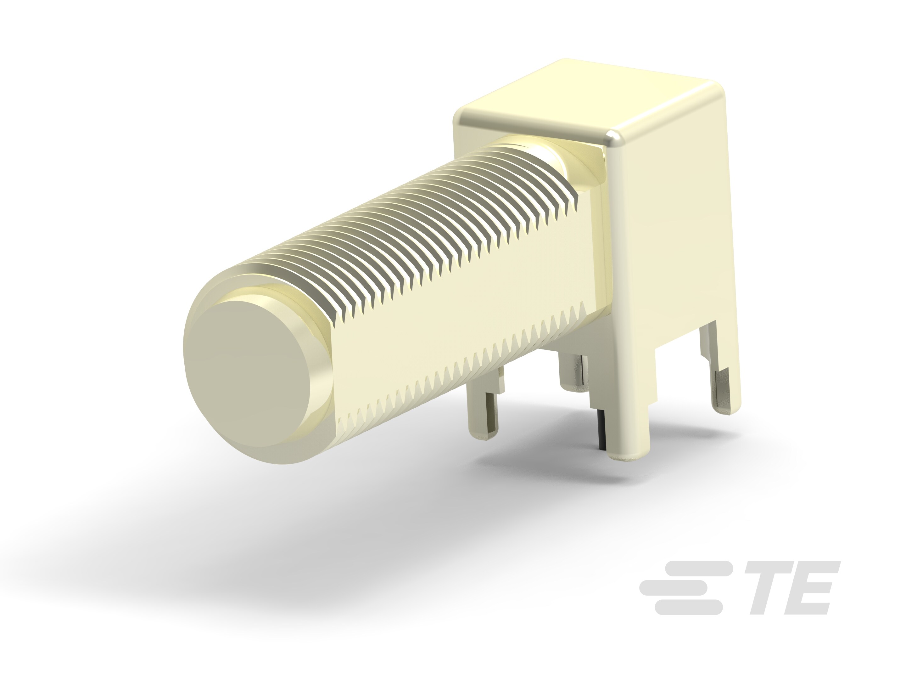 TE Connectivity 5-1634 Series, Plug Board Mount F Connector, SMT Termination, Right Angle Body