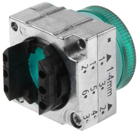 Siemens 3SB3 Series, Green Pilot Light Head, 22mm Cutout