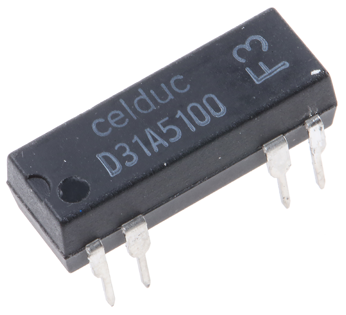 Celduc PCB Reed Relay, 12 V Coil, SPNO, 100 V dc Max, 0.5 A Max, 1000 Ω