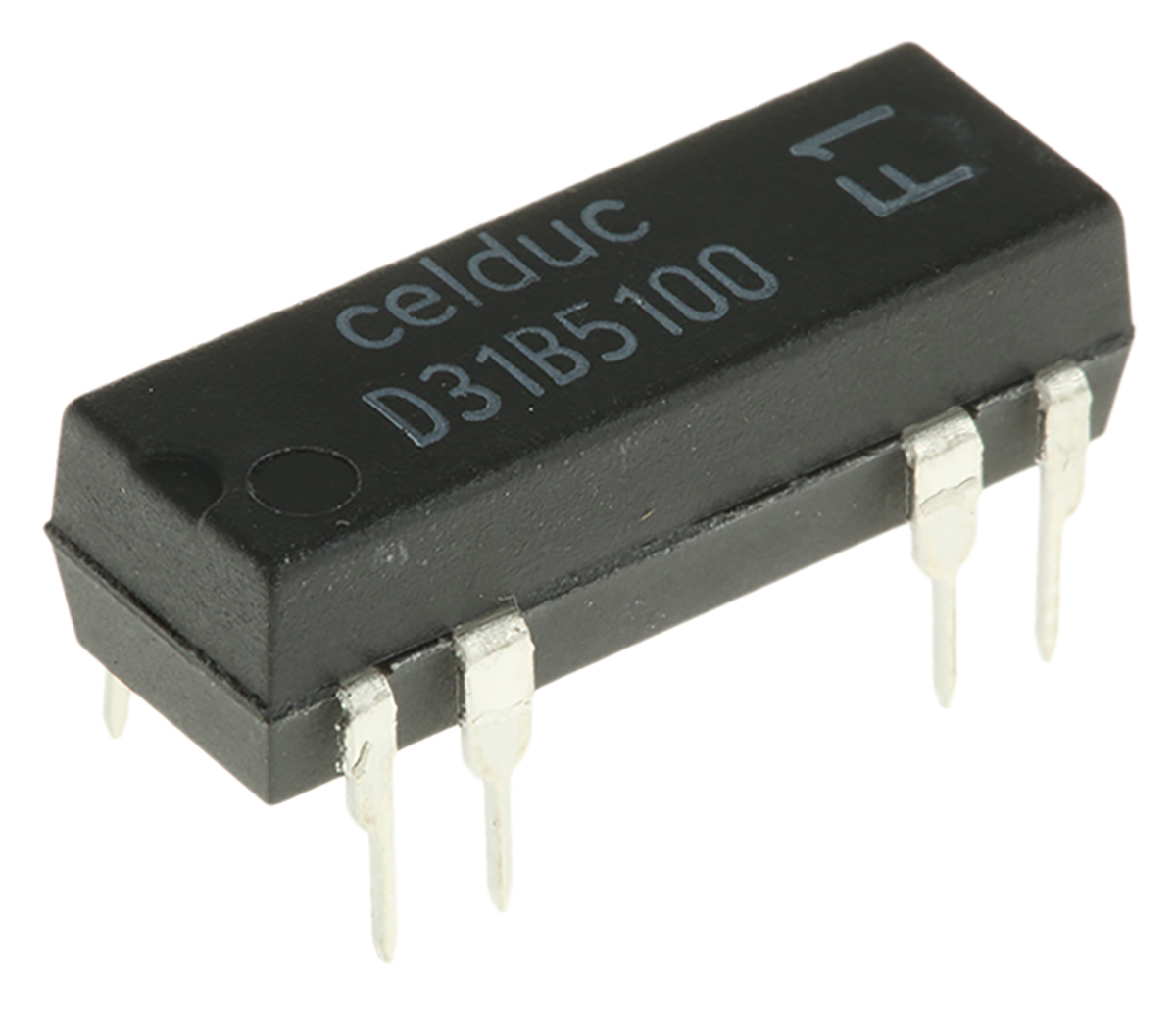 Celduc PCB Reed Relay, 12 V dc Coil, SPNC, 100 V dc Max, 0.5 A Max, 1000 Ω