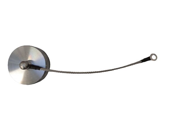 Amphenol Aerospace JAND38999/33 MIL-DTL-38999 Female Circular Connector Dust Cap, Shell Size 9 mm, with Stainless Steel