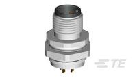 TE Connectivity Circular Connector, 5 Contacts, Panel, M12 Connector, Plug, Male, 4-2271135-2 Series