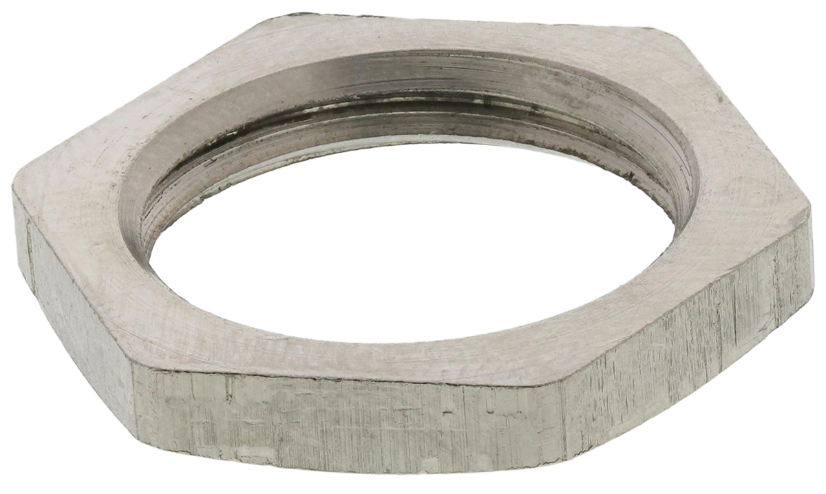 d4009108 SIB Nickel Nickel Plated Brass Cable Gland Locknut, PG9 Thread