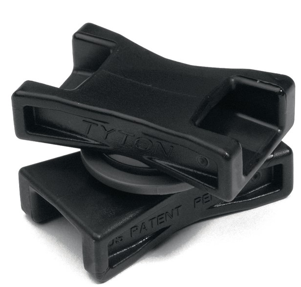 HellermannTyton Black Polyamide 6.6 (PA66) mounting, 152mm Max. Bundle