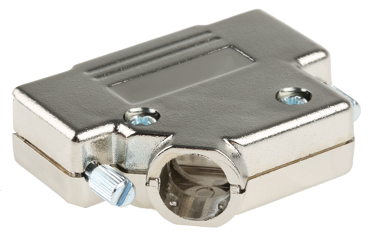 MH Connectors MHD45PK Series ABS Angled D-Sub Backshell, 25 Way Strain Relief
