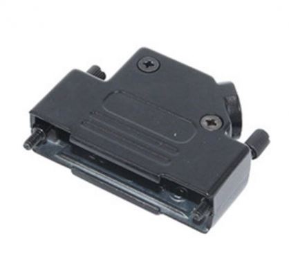MH Connectors MHD45ZK-BK Series Zinc Angled D-Sub Backshell, 25 Way Strain Relief