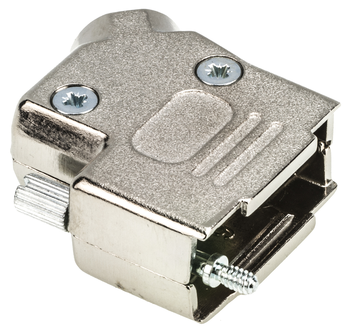 MH Connectors MHD45ZK Series Zinc Angled D-Sub Backshell, 9 Way Strain Relief