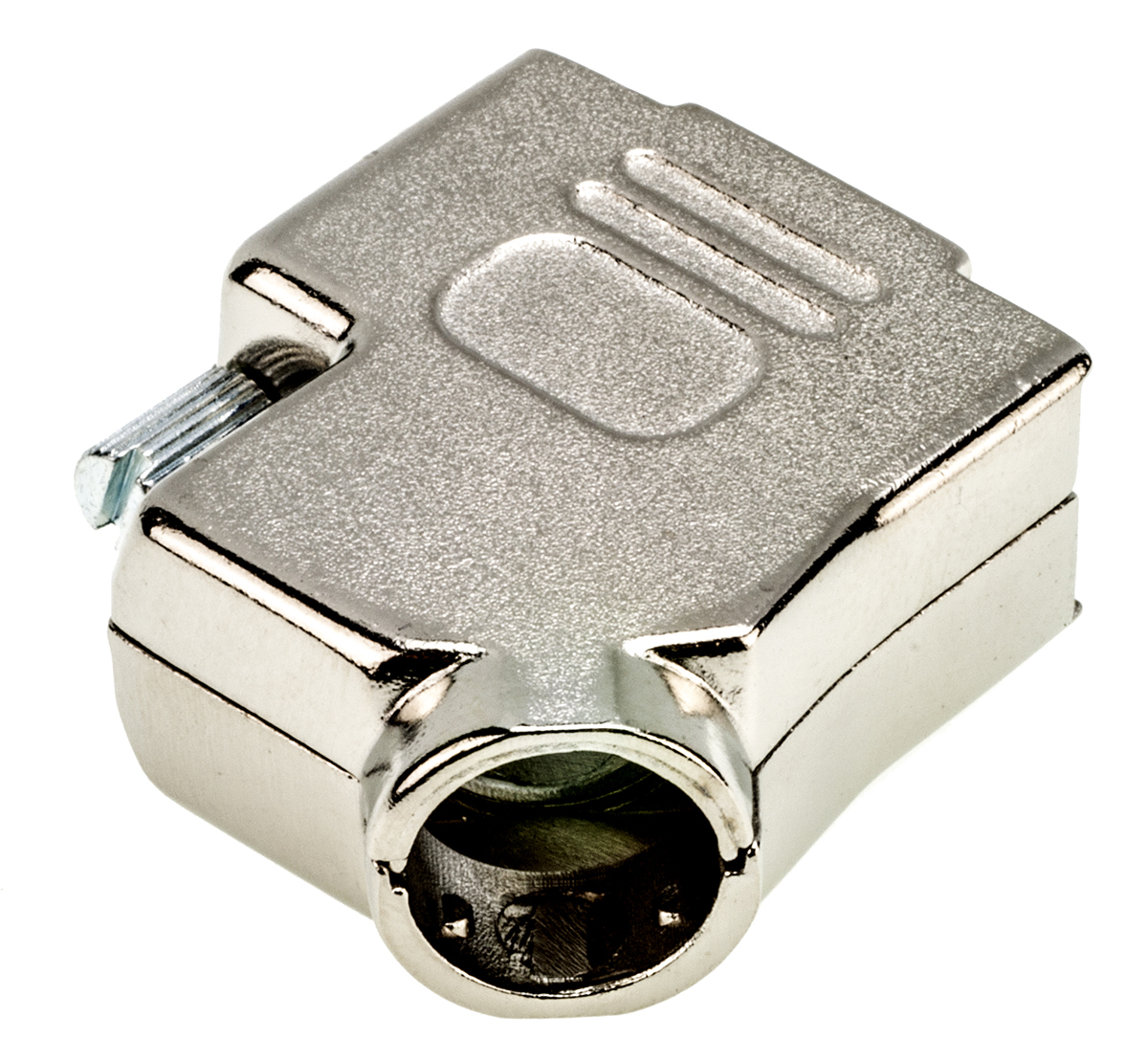 d45zk9-k MH Connectors MHD45ZK Series Zinc Angled D-Sub Backshell, 9 Way Strain Relief