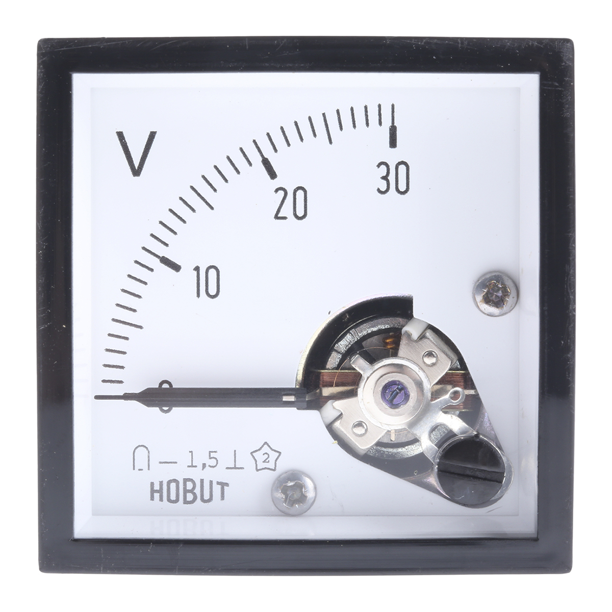 HOBUT D48 Series Analogue Voltmeter DC, 45 mm, 45 mm