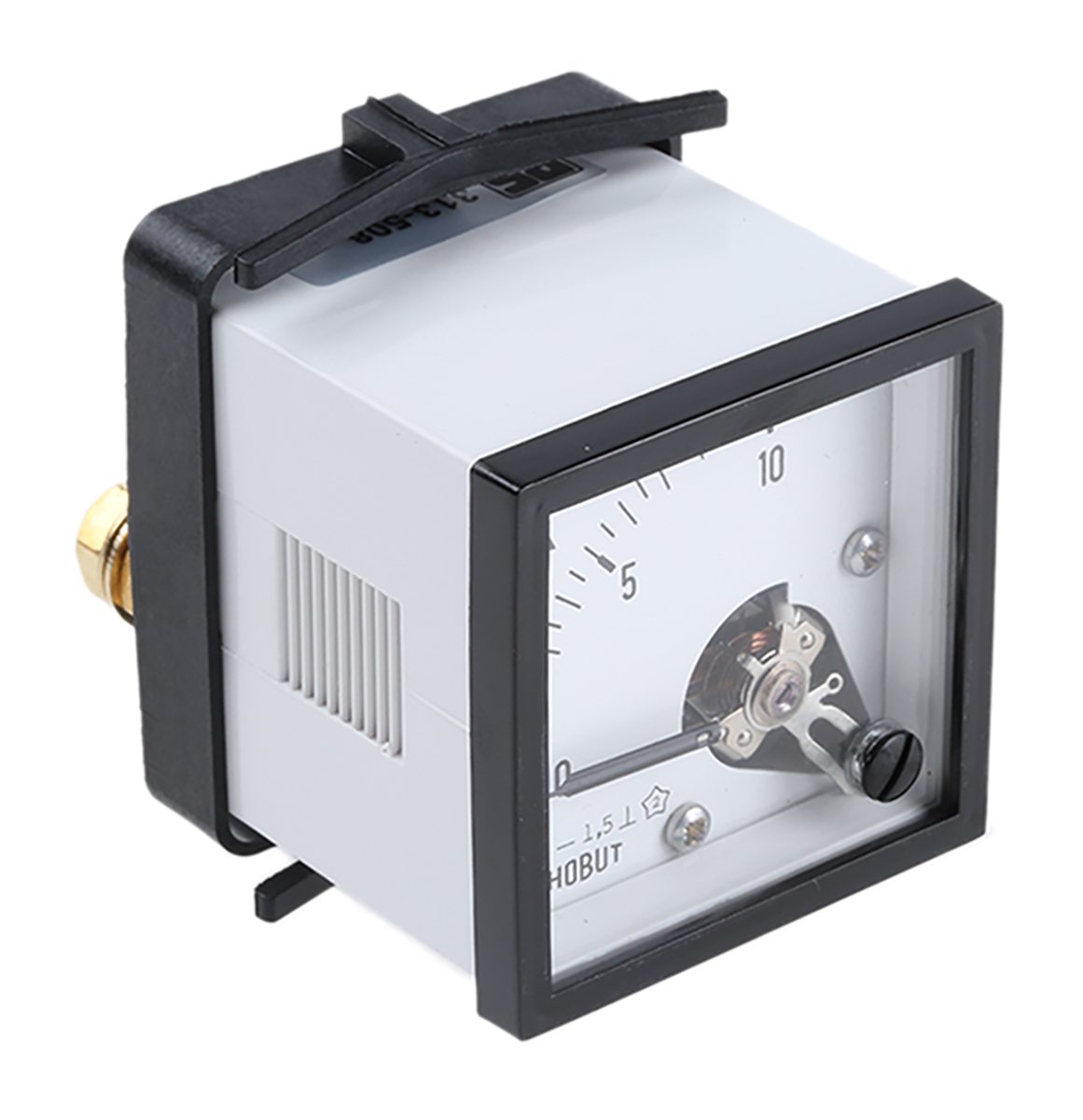 HOBUT D48MC Analogue Panel Ammeter 100 A DC, 48 mm x 48 mm, Class 1.5 Moving Coil