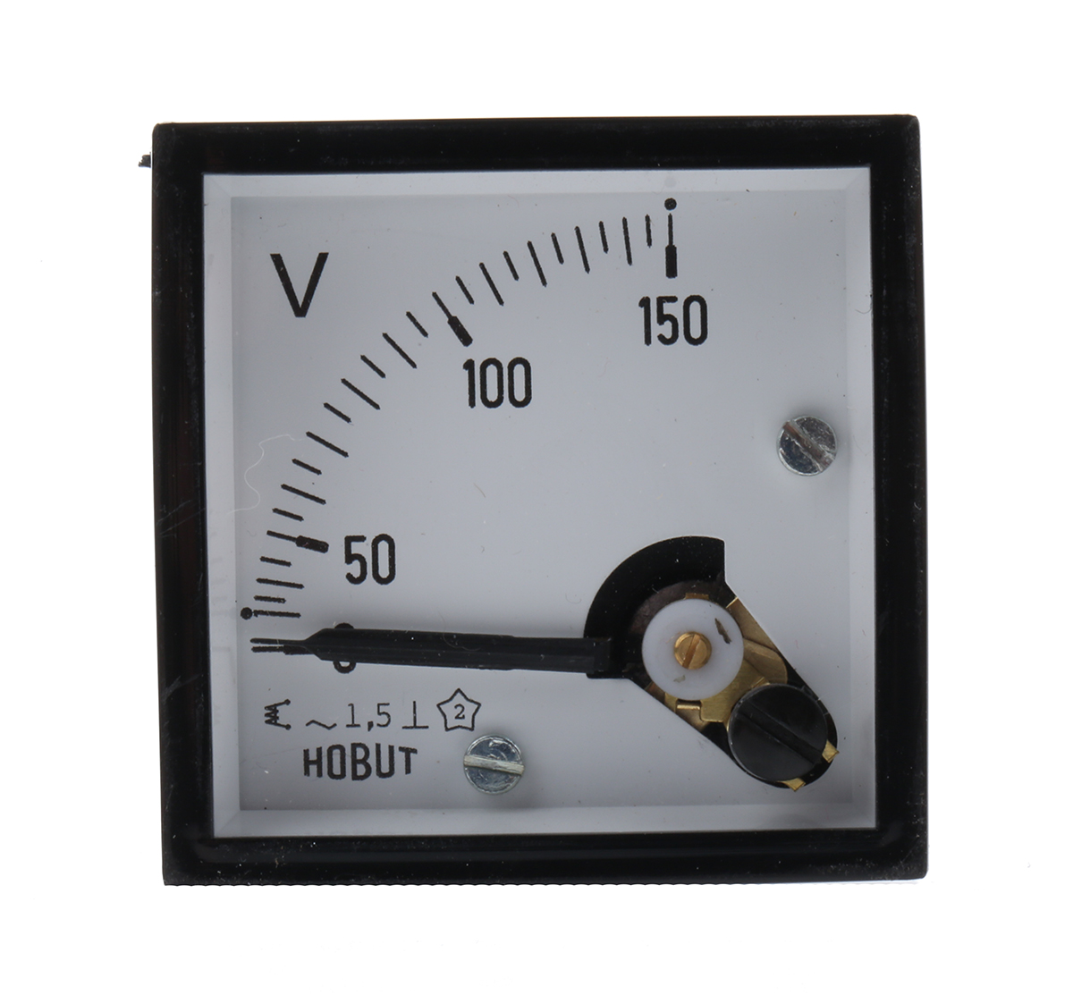 d48mis150v2-001 HOBUT D48 Series Analogue Voltmeter AC, 45 mm, 45 mm