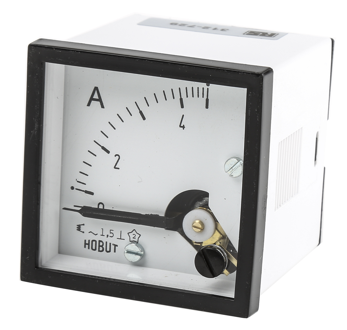 HOBUT D48SD Analogue Panel Ammeter 100 A AC, 48 mm x 43 mm, Class 1.5 Moving Iron