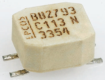 EPCOS, B82793 No Surface Mount Common Mode Choke with a Ferrite Core, 25 μH Wirewound ±30 % 800 mA Idc