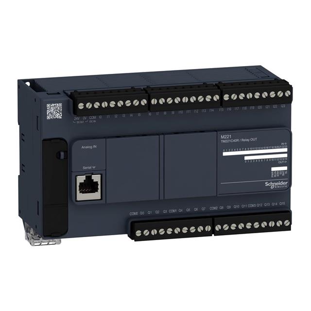 tm221c40r Schneider Electric Modicon M221 PLC CPU Mini USB Interface, 10000 Steps Program Capacity