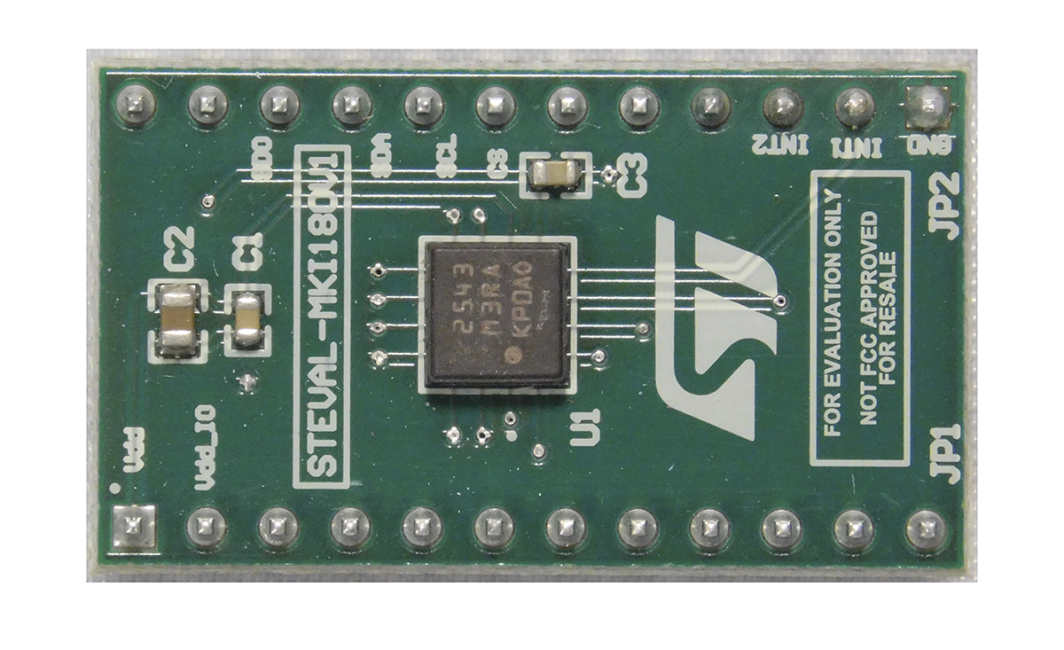 STMicroelectronics LIS3DHH DIL24 Socket Accelerometer Sensor Adapter Board