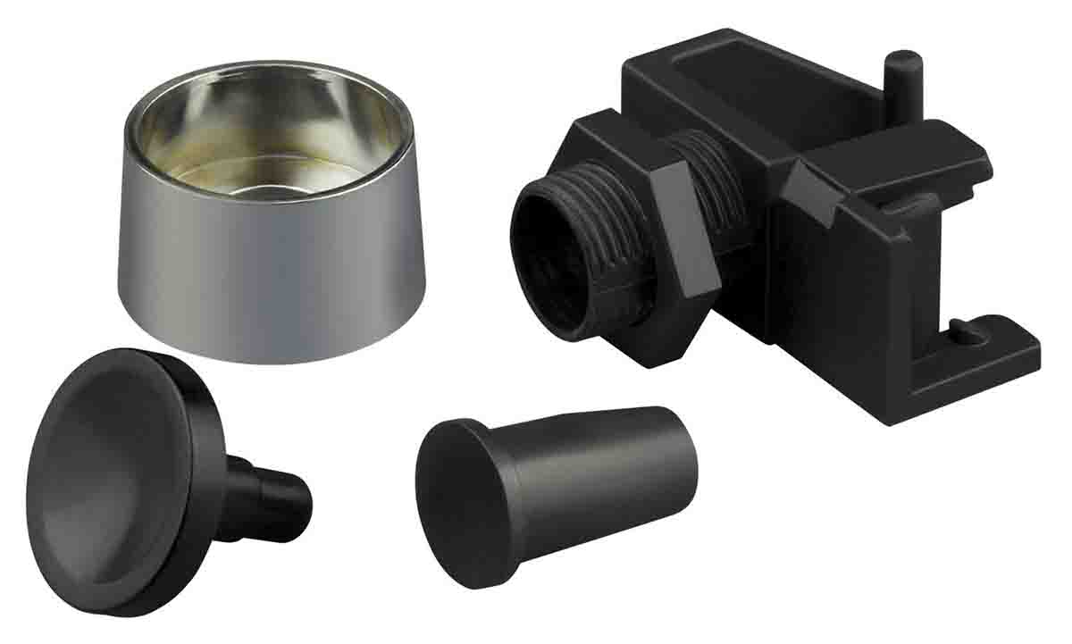 ZF,  Microswitch Push Button Kit Button, For Use With D4 Miniature Switch
