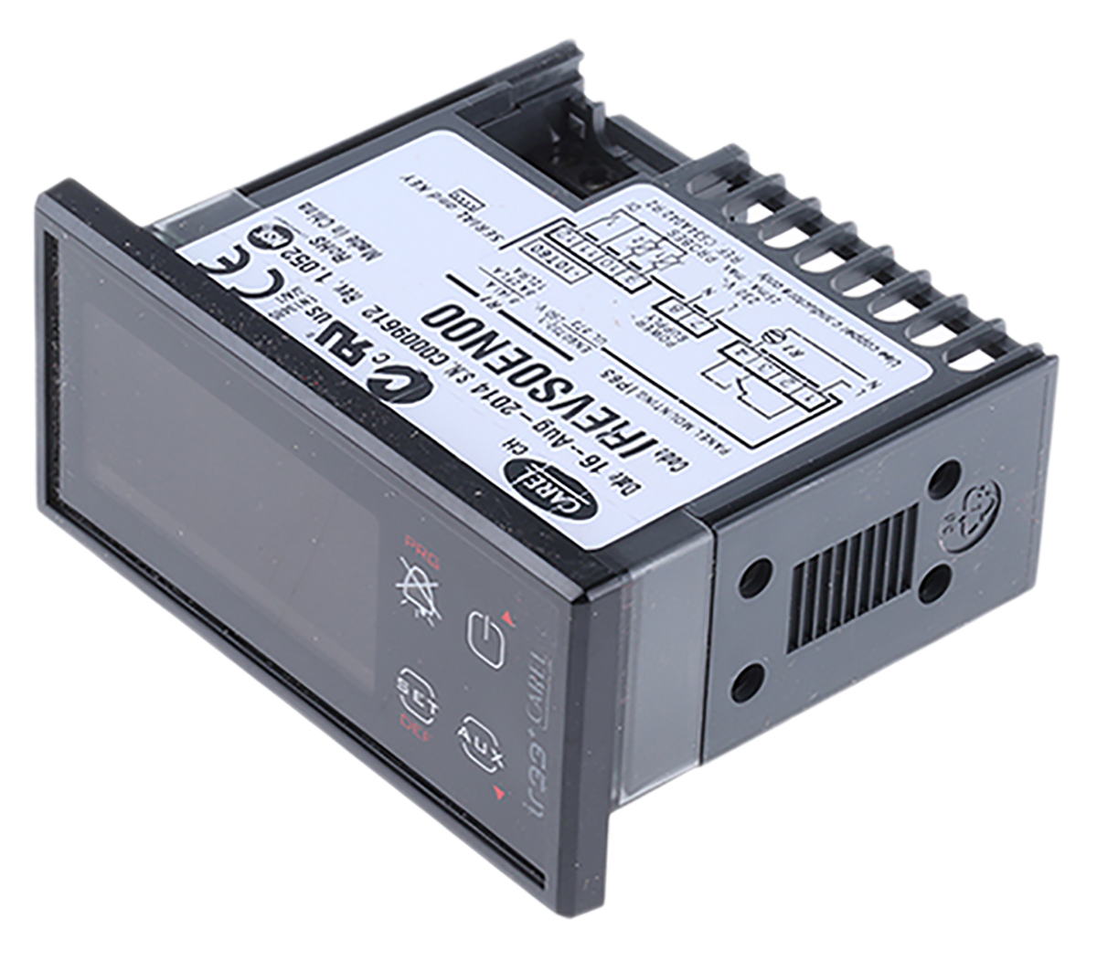 irevs0en00 Carel IREVS0EN00, IR33+ On/Off Temperature Controller, PID, Panel Mount