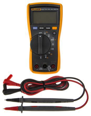 fluke-115-eur Fluke FLUKE-115 EUR, Handheld Digital Multimeter, 10A ac 600V ac 10A dc 600V dc