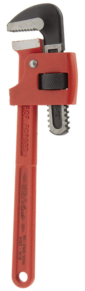 Ega-Master Pipe Wrench, 304.8 mm Overall