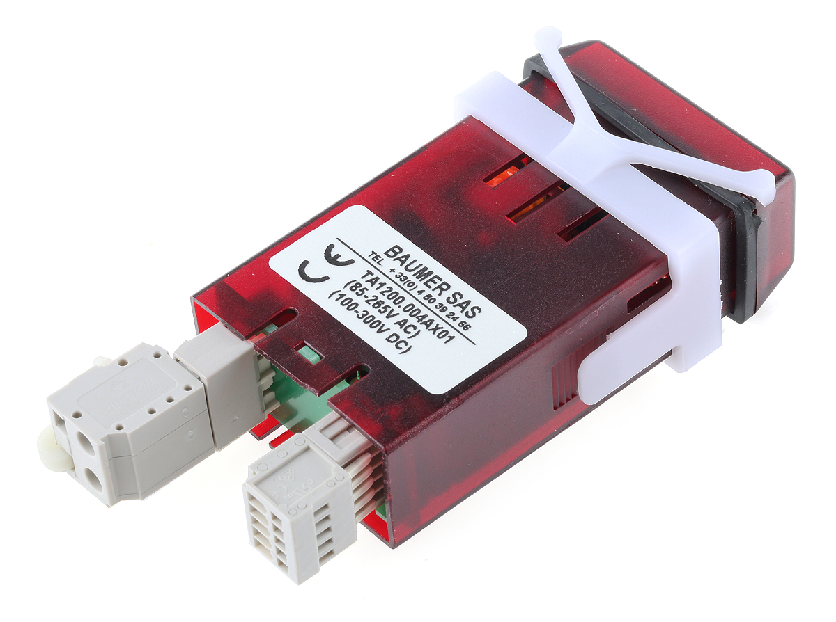ta1200004ax01 Baumer TA1200 Tachometer, 6 Digit LED, 7kHz, 100 → 300 V dc, 85 → 265 V ac