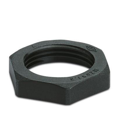 Phoenix Contact Black Counter Nut for use with Connector