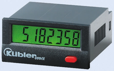 Kubler CODIX 130 Counter, 8 Digit LCD, 7kHz, 24 V dc