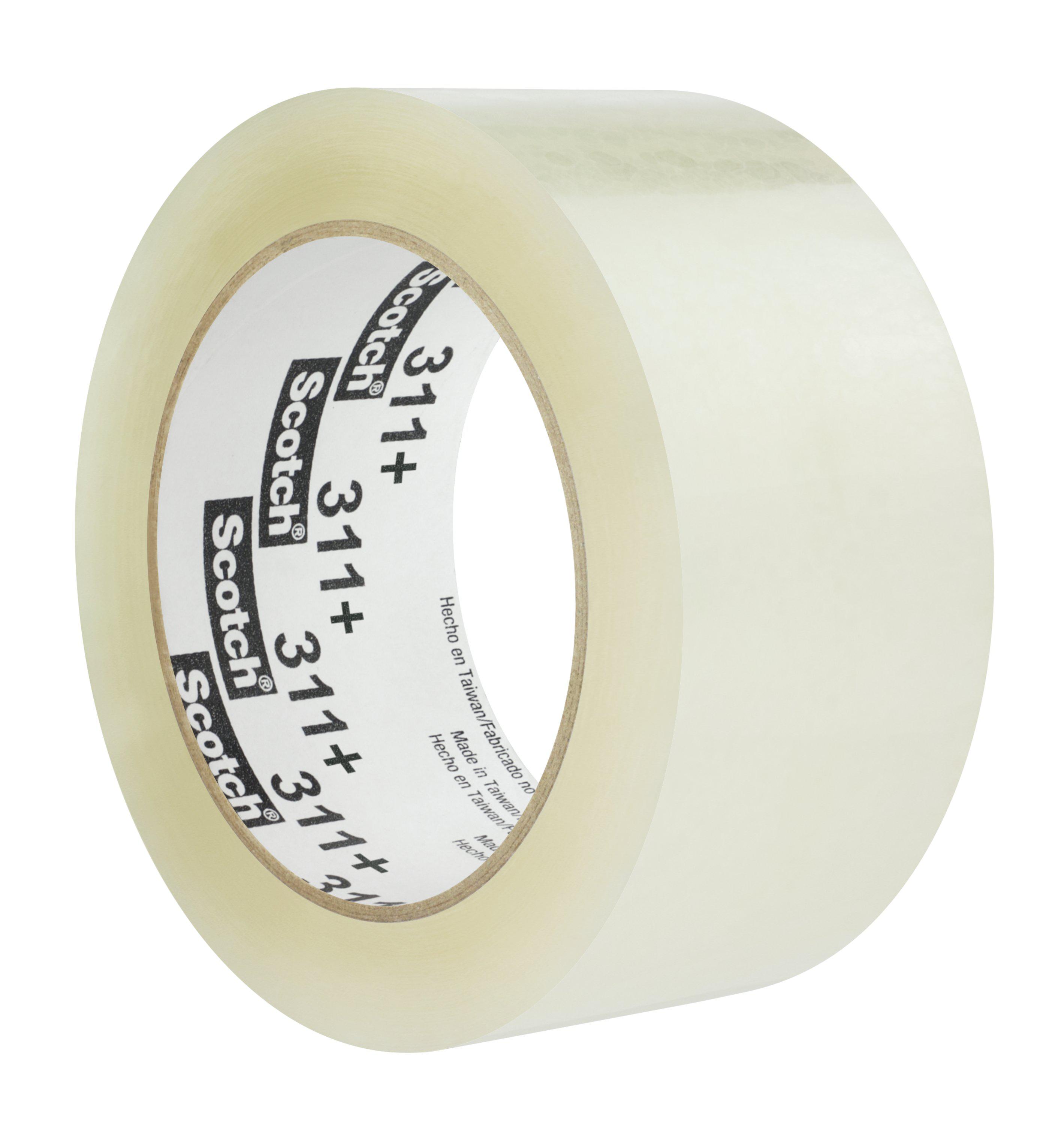 3M Scotch 311+ Transparent Packing Tape, 990m x 48mm
