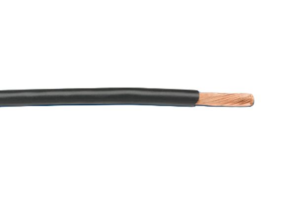 Alpha Wire 391441 Series Black 2.5 mm² Hook Up Wire, 14 AWG, 41/30, 100ft, Silicone Insulation, 391441 BK005