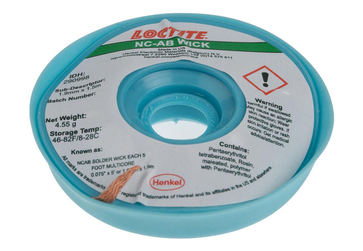 Multicore 1.5m No Clean Desoldering Braid, Width 1.9mm