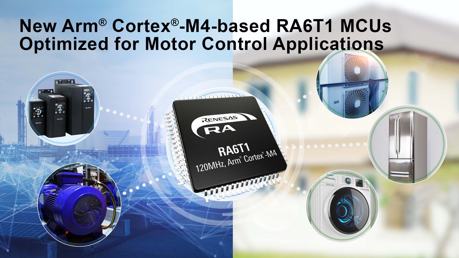 r7fa6t1ad3cfmaa0 Renesas Electronics, 32 bit ARM Cortex M4, RA6T1 Microcontroller, 120 MHz, 512kB FLASH, 64-Pin QFP