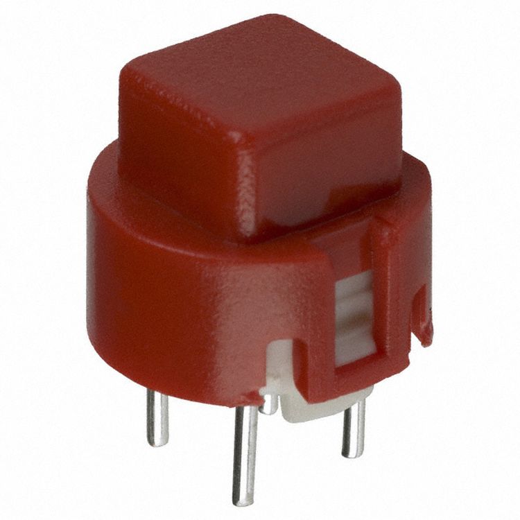 C & K D Series Illuminated Push Button Switch, Momentary, Through Hole, SPST, IP40