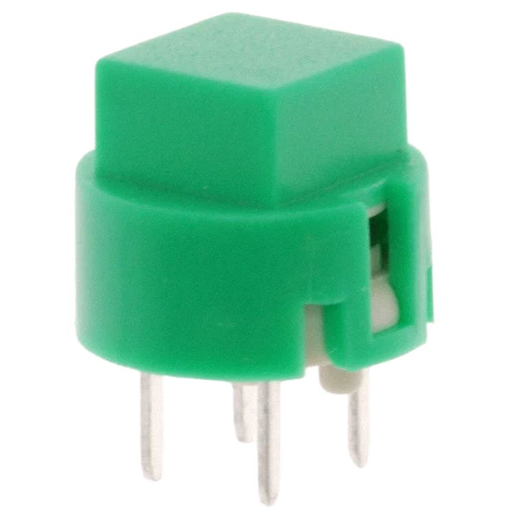 C & K D6 Series Key Switch, Momentary, Through Hole, SPST-NO, 32 V