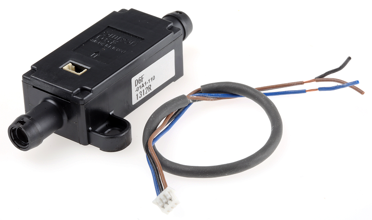 Omron D6F Series, Compact Mass Flow Controller, 1 L/min, Analogue Output, 8.6 mm Pipe 26.4 V dc