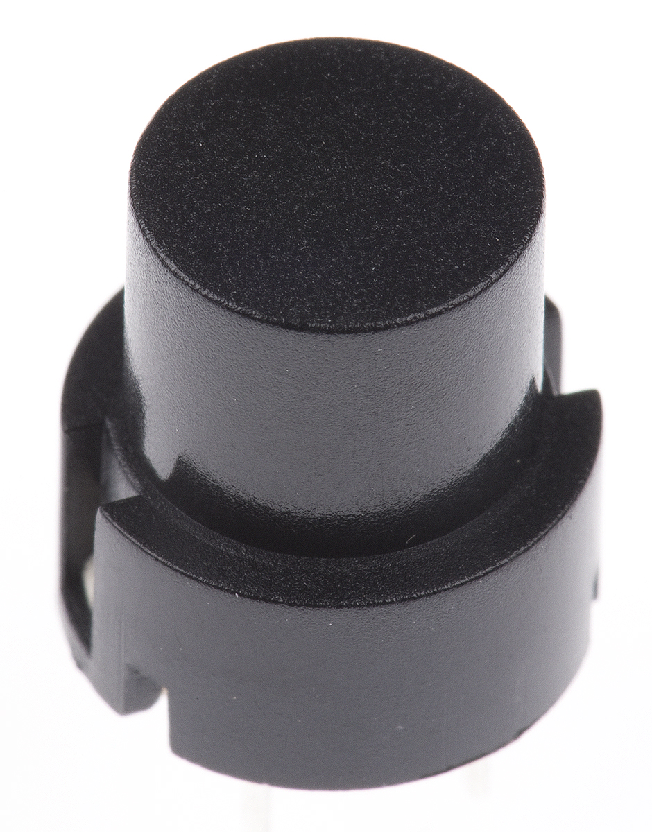 C & K Black Tactile Switch, SPST 100 (32 V) mA