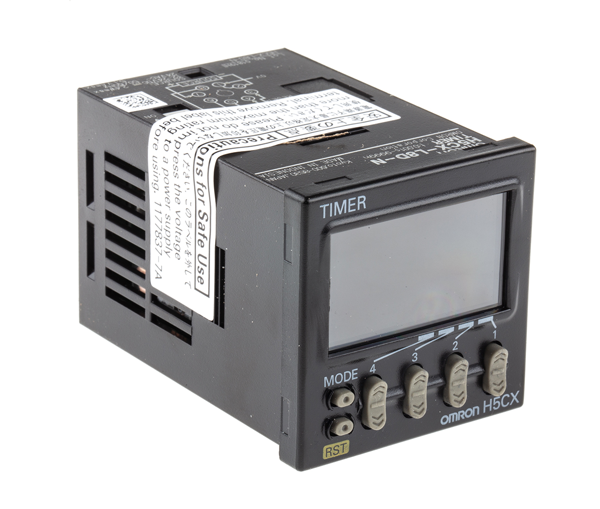 h5cx-l8d-n Omron Multi Function Timer Relay, 8-Pin Connector, 0.001 s → 9999 h, 1 Contacts, SPDT, 12 → 24 V ac/dc