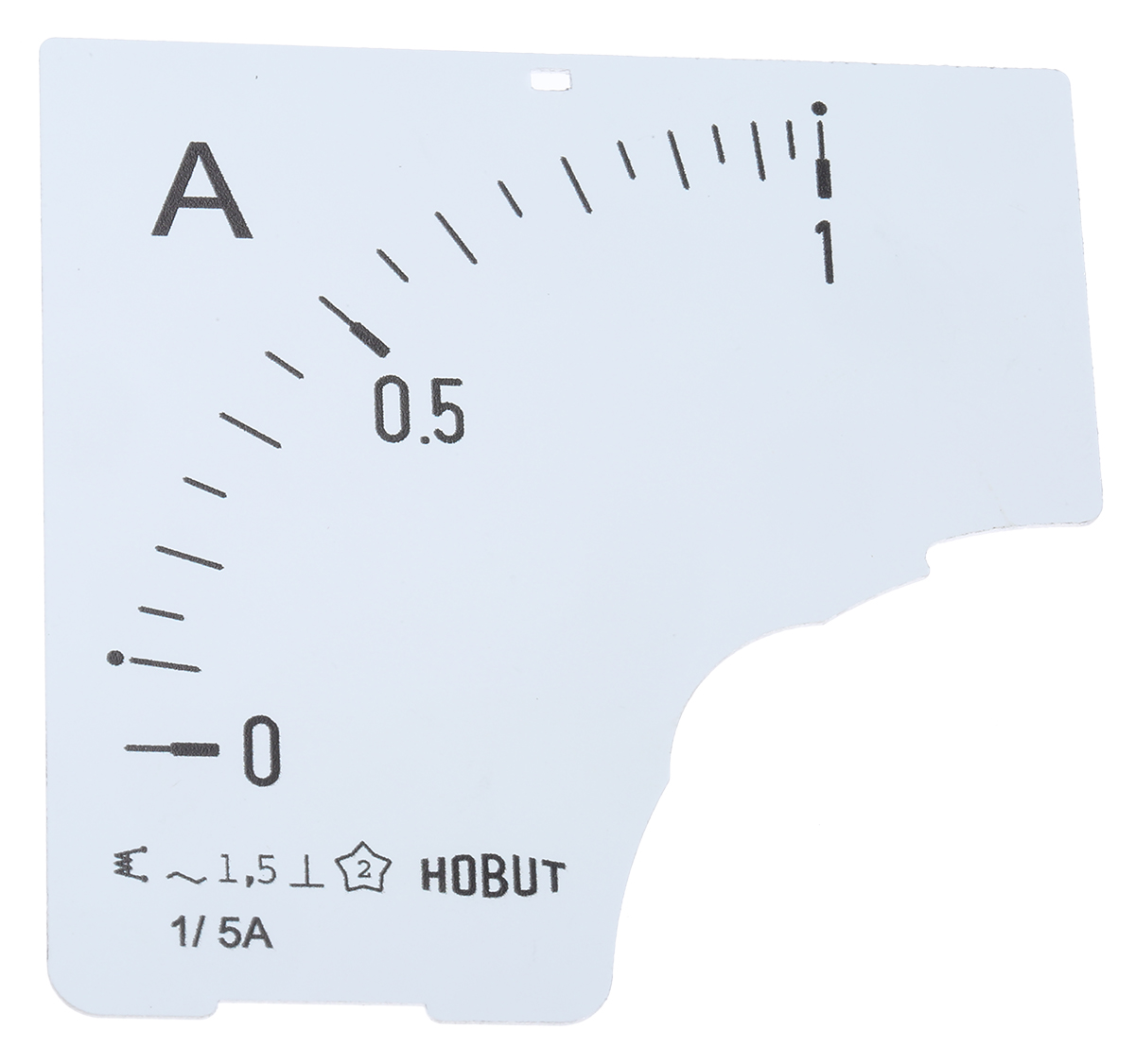 HOBUT Meter Scale (0/1A) for 1/5A CT For Use With  Ammeter