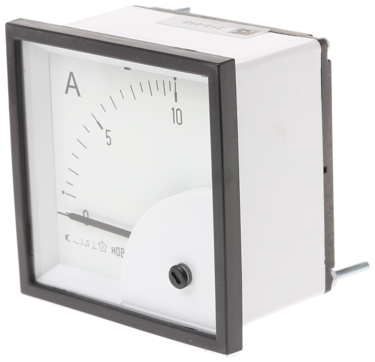 HOBUT D72SD Analogue Panel Ammeter 100 A AC, 72 mm x 72 mm, Class 1.5 Moving Iron