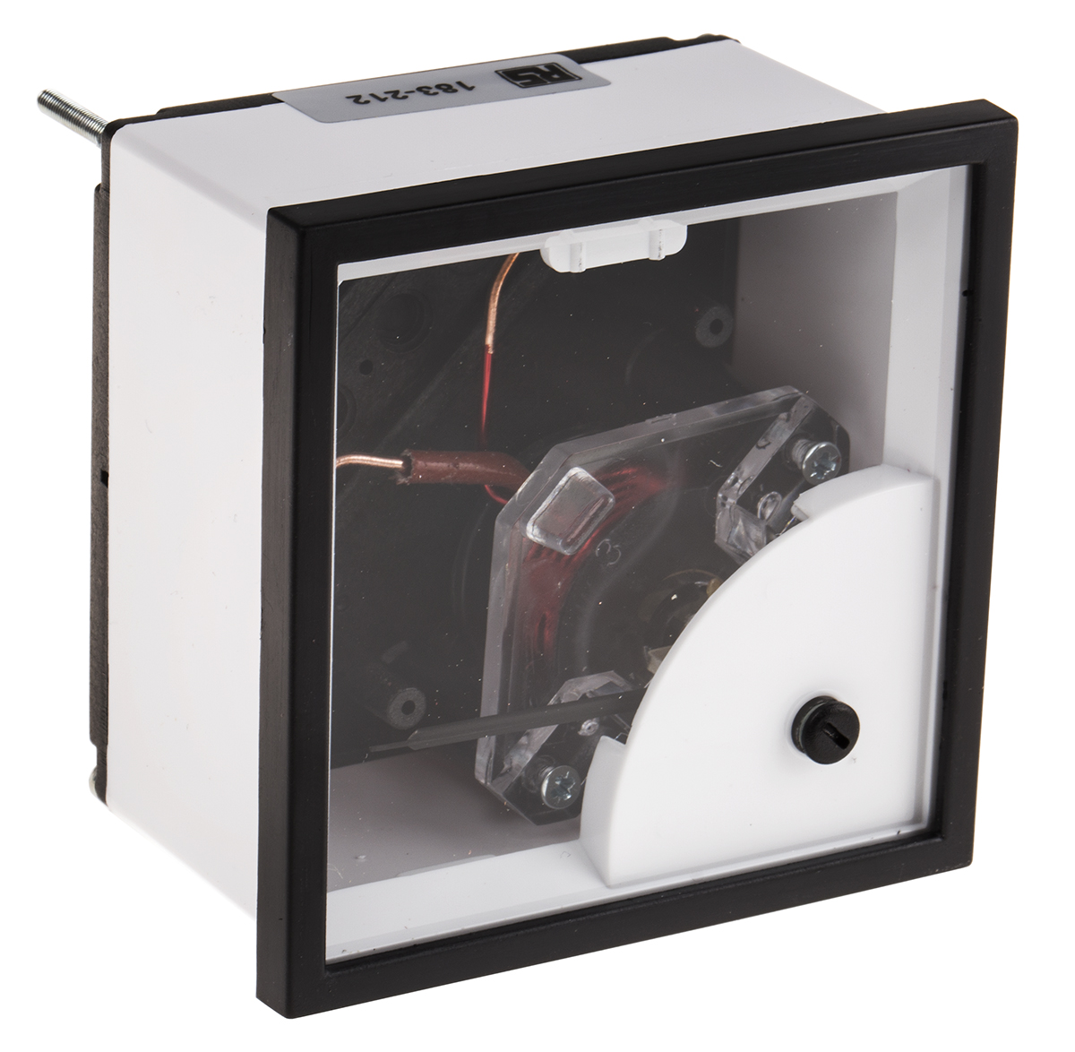 HOBUT D72SD Analogue Panel Ammeter 100 A AC, 72 mm x 72 mm, Class 1.5 Moving Iron