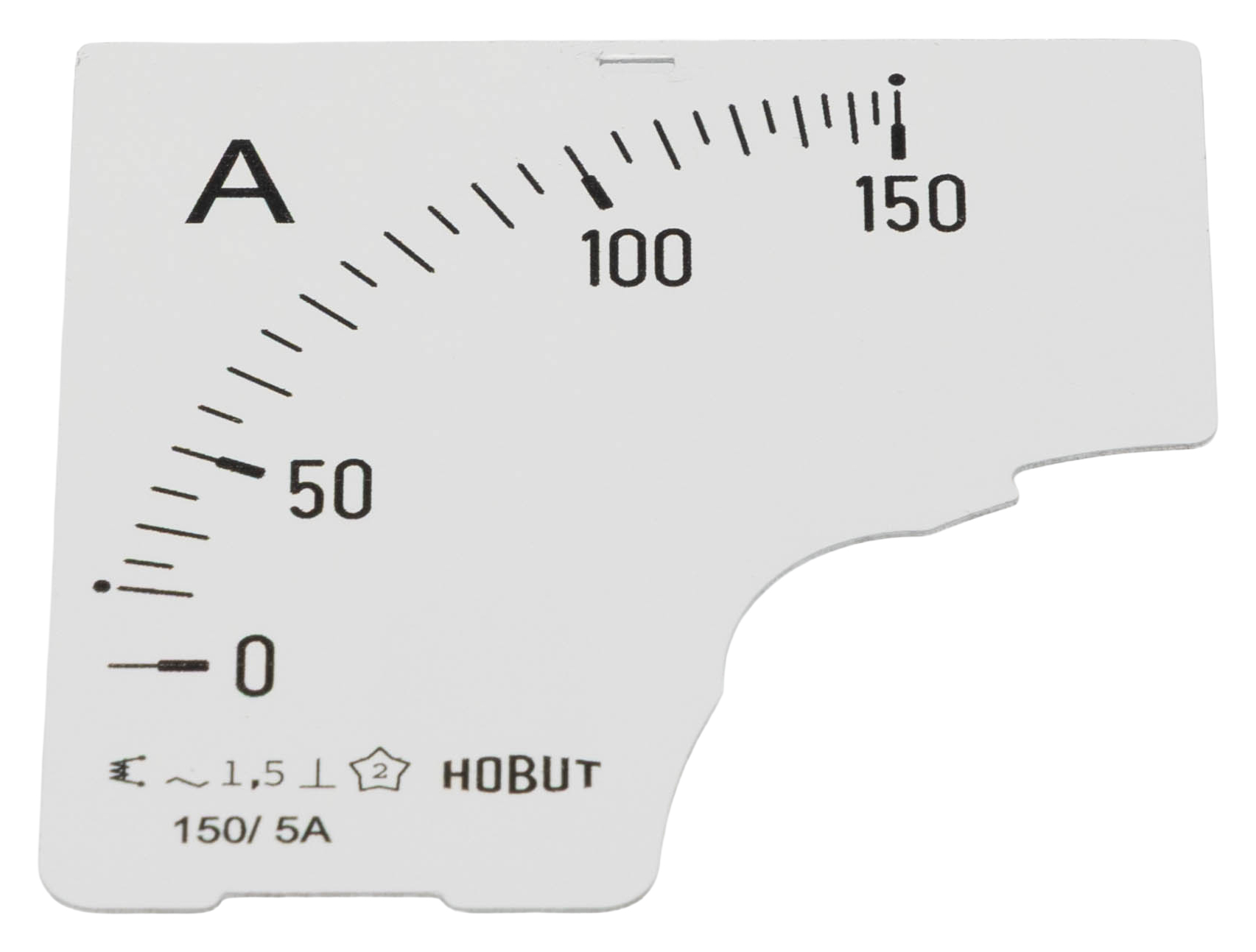 HOBUT Meter Scale (0/150A) for 150/5A CT For Use With  Ammeter