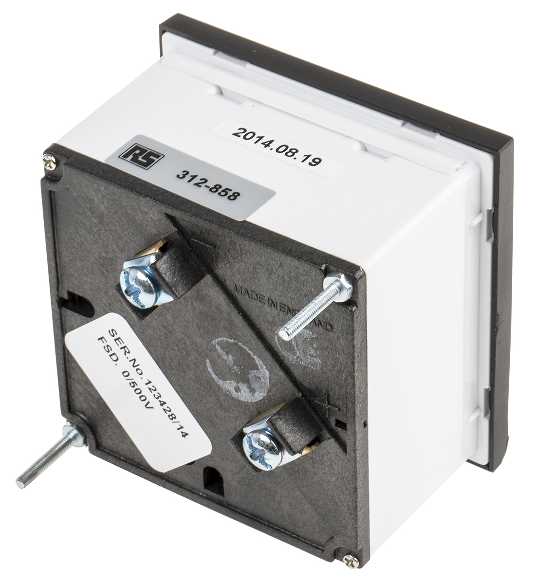 d72sd500v2-001 HOBUT D72 Series Analogue Voltmeter AC, 68 mm, 68 mm