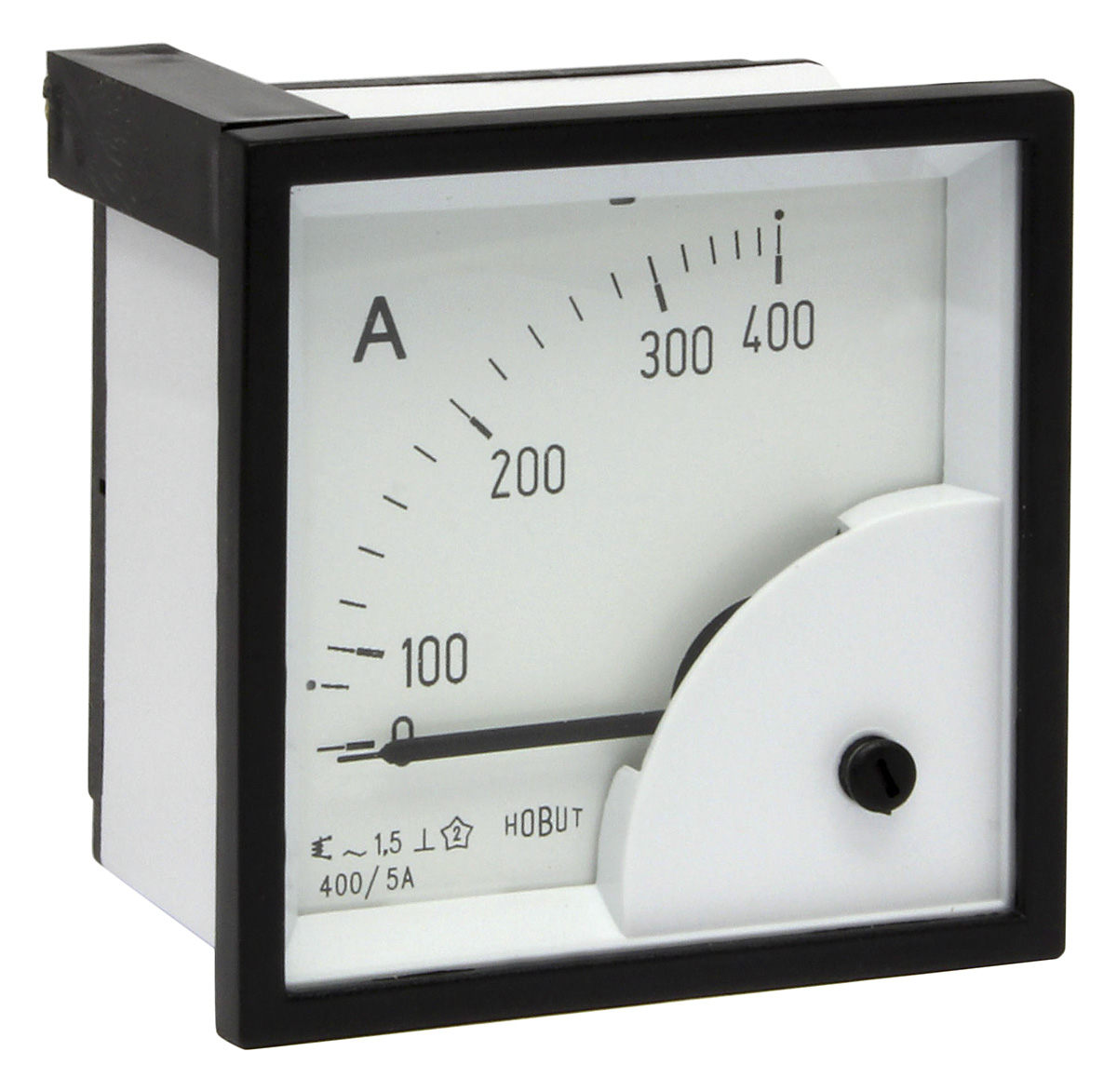 HOBUT D72SD Analogue Panel Ammeter 100 A AC, 72 mm x 72 mm, Class 1.5 Moving Iron
