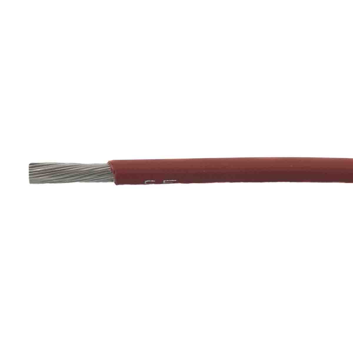 Alpha Wire Ecogen Ecowire Metric Series Brown 0.5 mm² Hook Up Wire, 20 AWG, 28/0.16 mm², 50m, Polyphenylene Ether