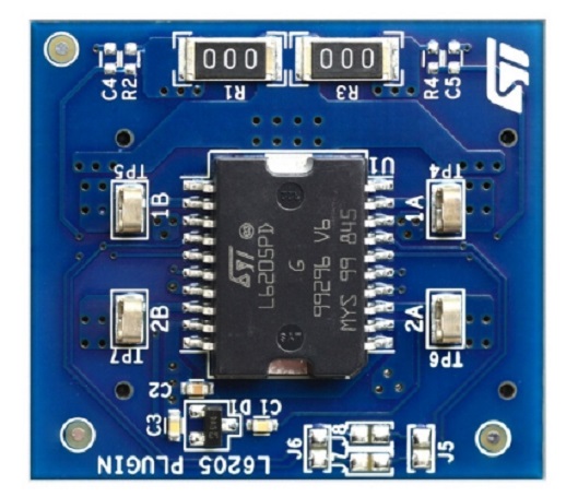 STMicroelectronics Evaluation Kit environment for L62xx family of dual brush DC and stepper Motor Drivers based on STM32
