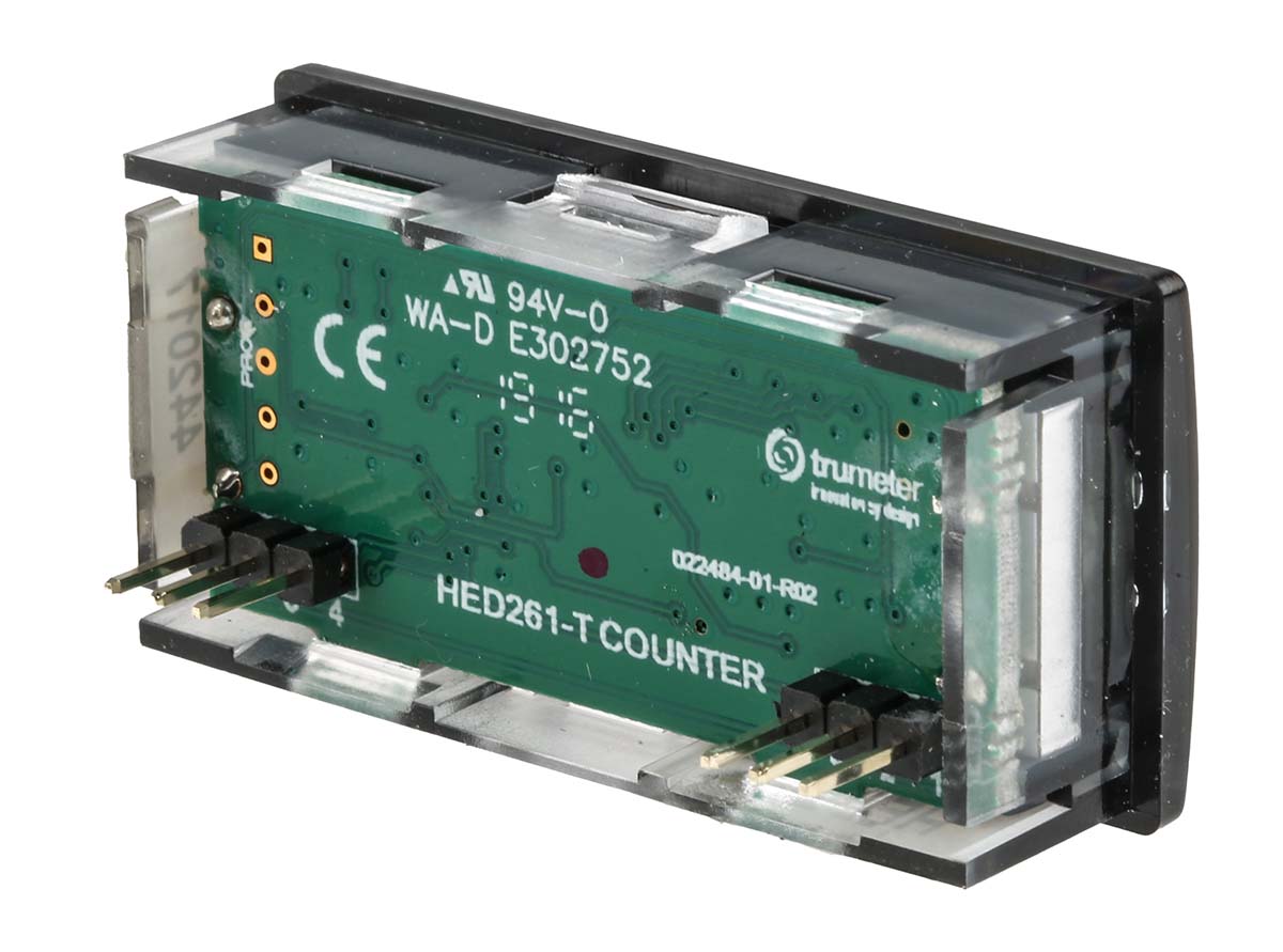 hed261-t Trumeter HED261 Counter, 8 Digit LCD, 10kHz, 2.7 → 3.3 V dc