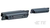 TE Connectivity 2125 21 Way Panel Mount D-sub Connector Socket, 2.77mm Pitch, with Screw Holes